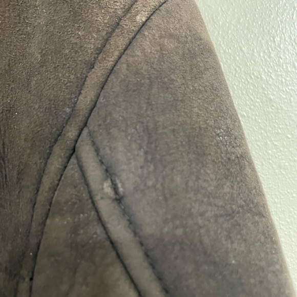 Studio Tan Shearling Coat Outerwear - Picture 10 of 16